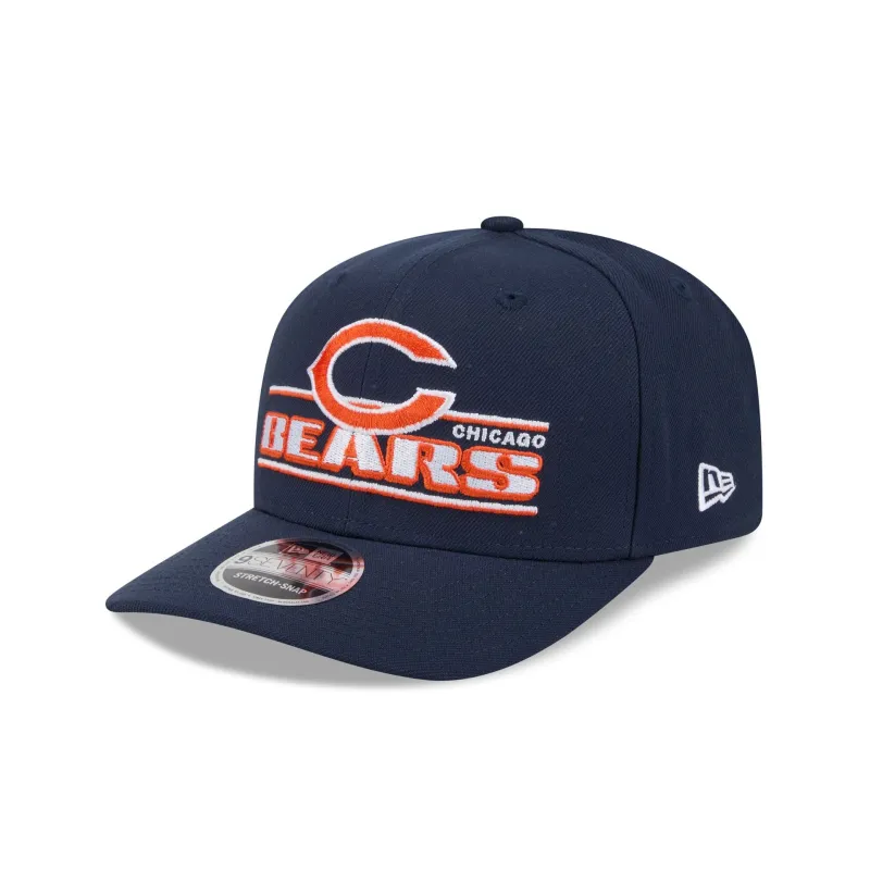 Chicago Bears Stated 9SEVENTY Stretch-Snap Hat sold by New Era