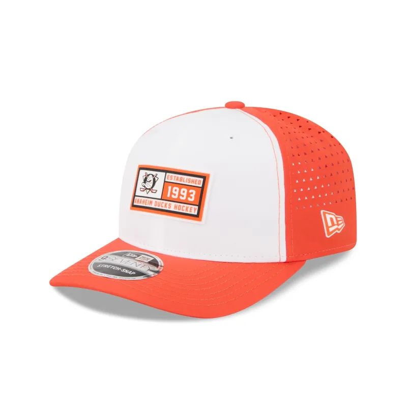 Anaheim Ducks Est. Patch 9SEVENTY Stretch-Snap Hat sold by New Era