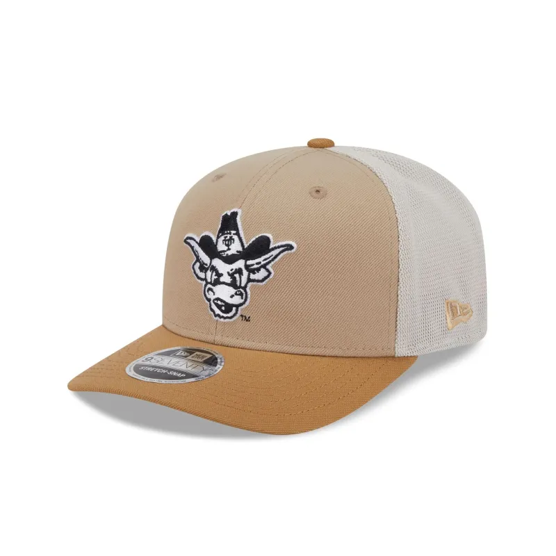 Texas Longhorns College Vault Stone 9SEVENTY Trucker Hat sold by New Era
