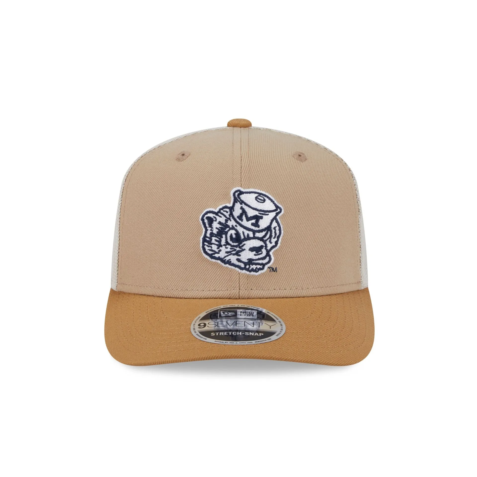 Michigan Wolverines College Vault Stone 9SEVENTY Trucker Hat sold by New Era product image thumbnail 2