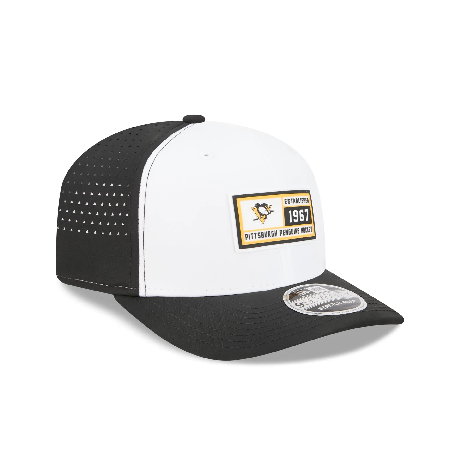 Pittsburgh Penguins Est. Patch 9SEVENTY Stretch-Snap Hat sold by New Era product image thumbnail 3