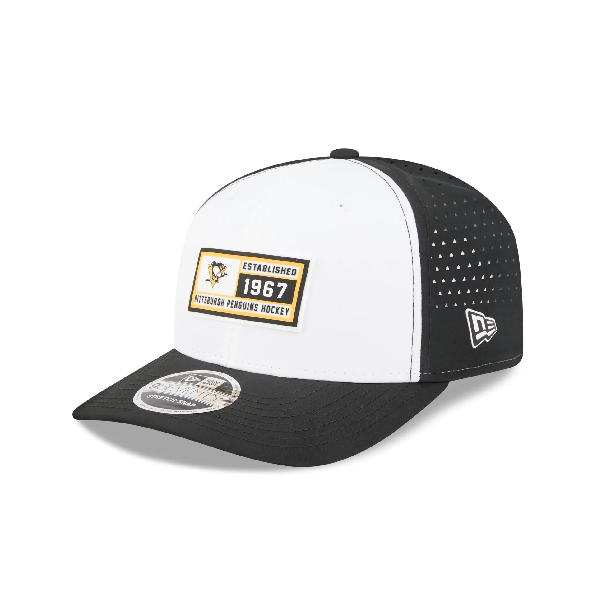Pittsburgh Penguins Est. Patch 9SEVENTY Stretch-Snap Hat sold by New Era