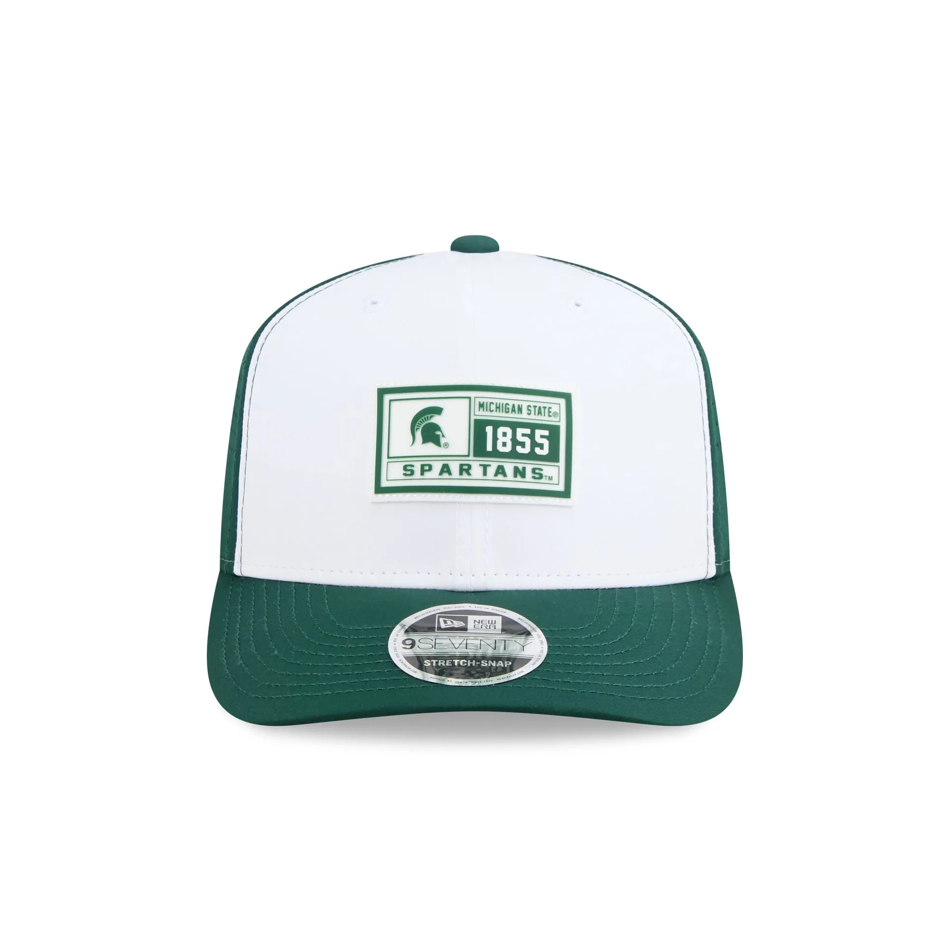 Michigan State Spartans Est. Patch 9SEVENTY Stretch-Snap Hat sold by New Era product image thumbnail 2