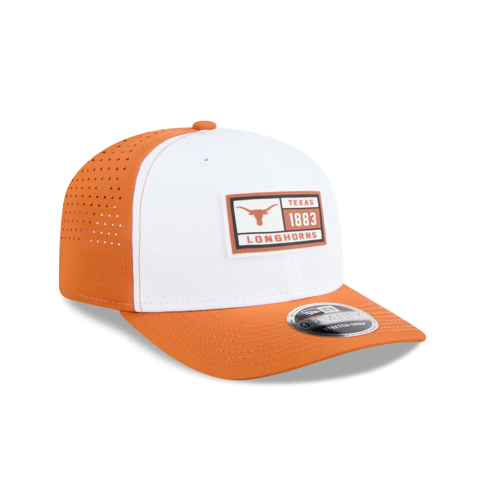 Texas Longhorns Est. Patch 9SEVENTY Stretch-Snap Hat sold by New Era product image thumbnail 3