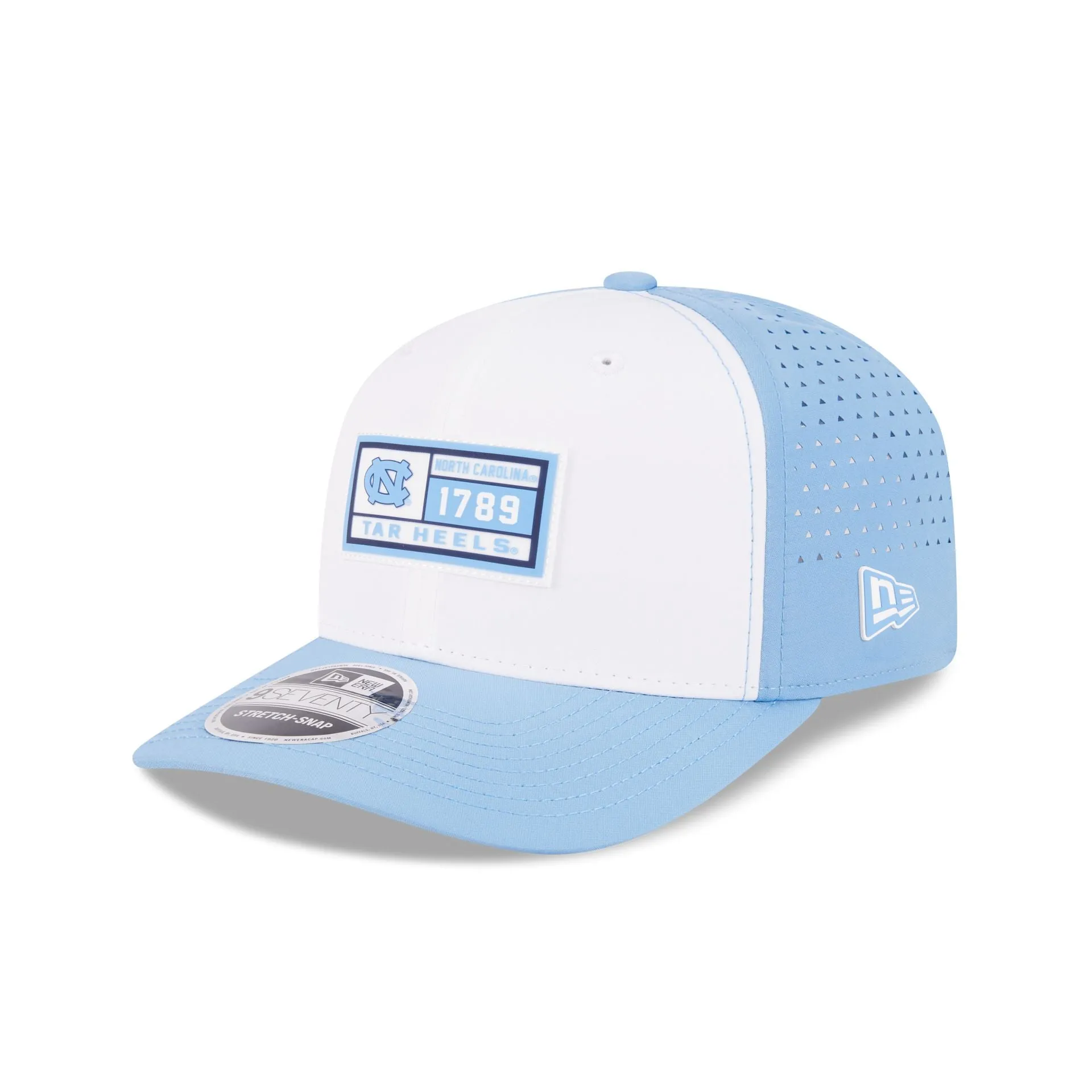 North Carolina Tar Heels Est. Patch 9SEVENTY Stretch-Snap Hat sold by New Era