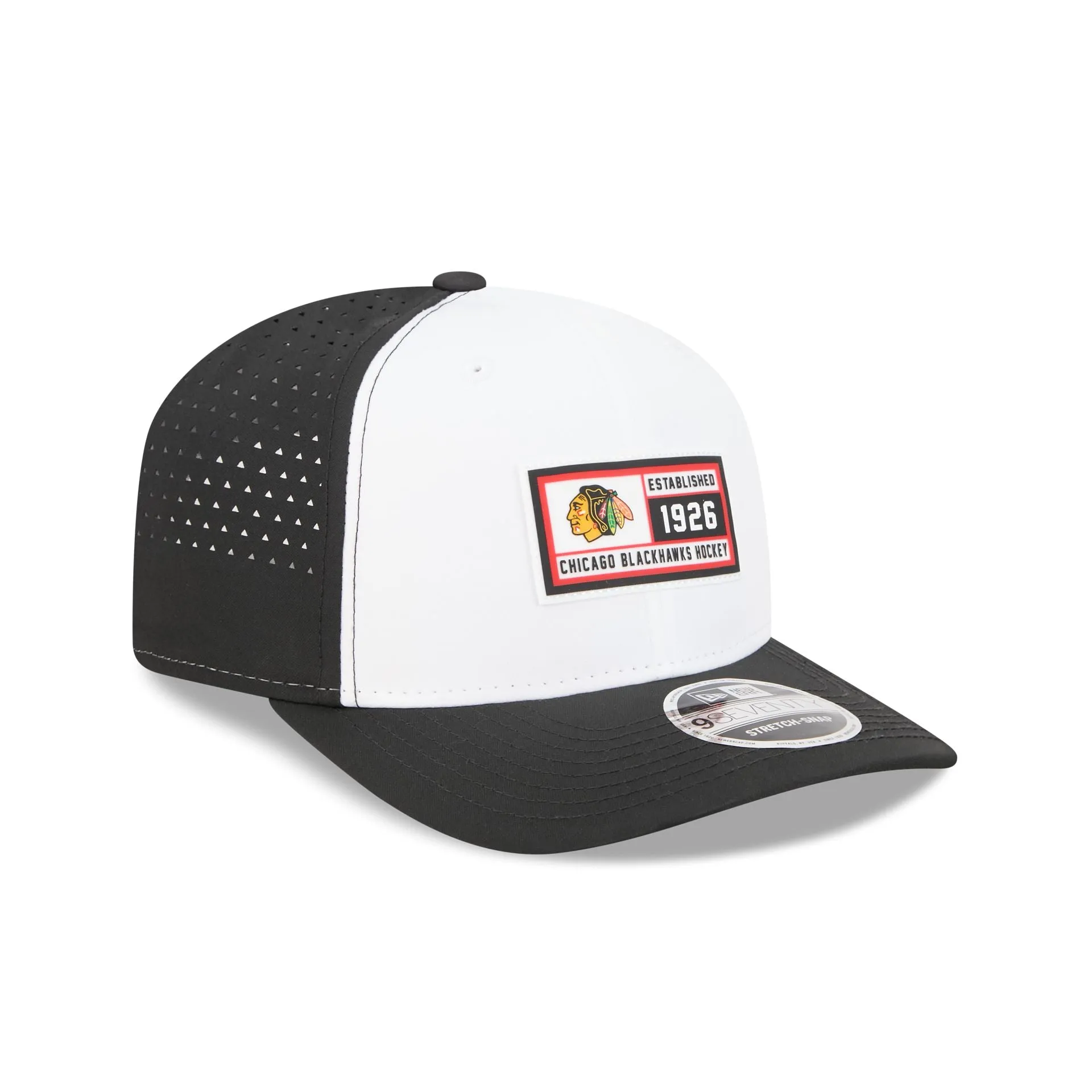 Chicago Blackhawks Est. Patch 9SEVENTY Stretch-Snap Hat sold by New Era product image thumbnail 3