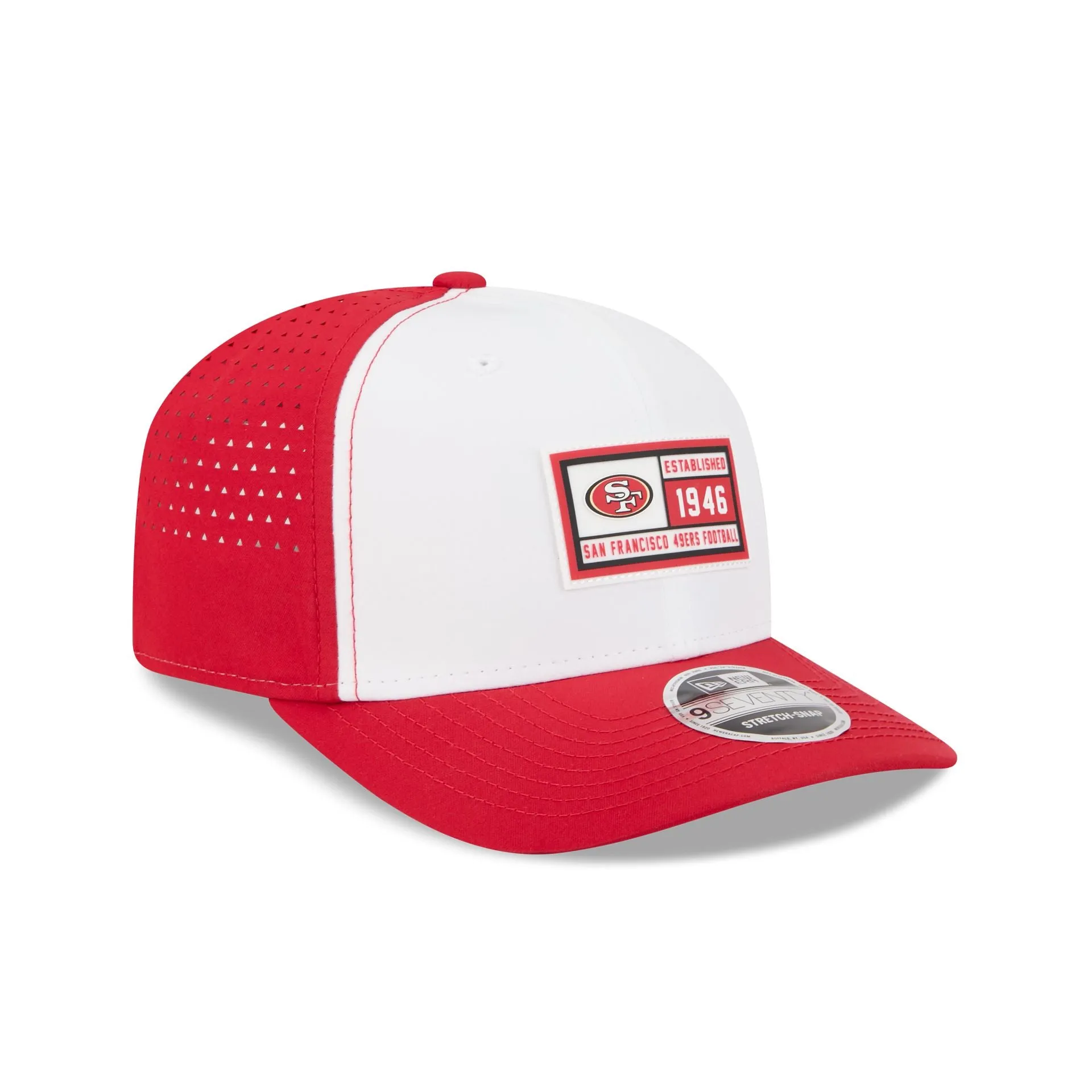 San Francisco 49ers Est. Patch 9SEVENTY Stretch-Snap Hat sold by New Era product image thumbnail 3