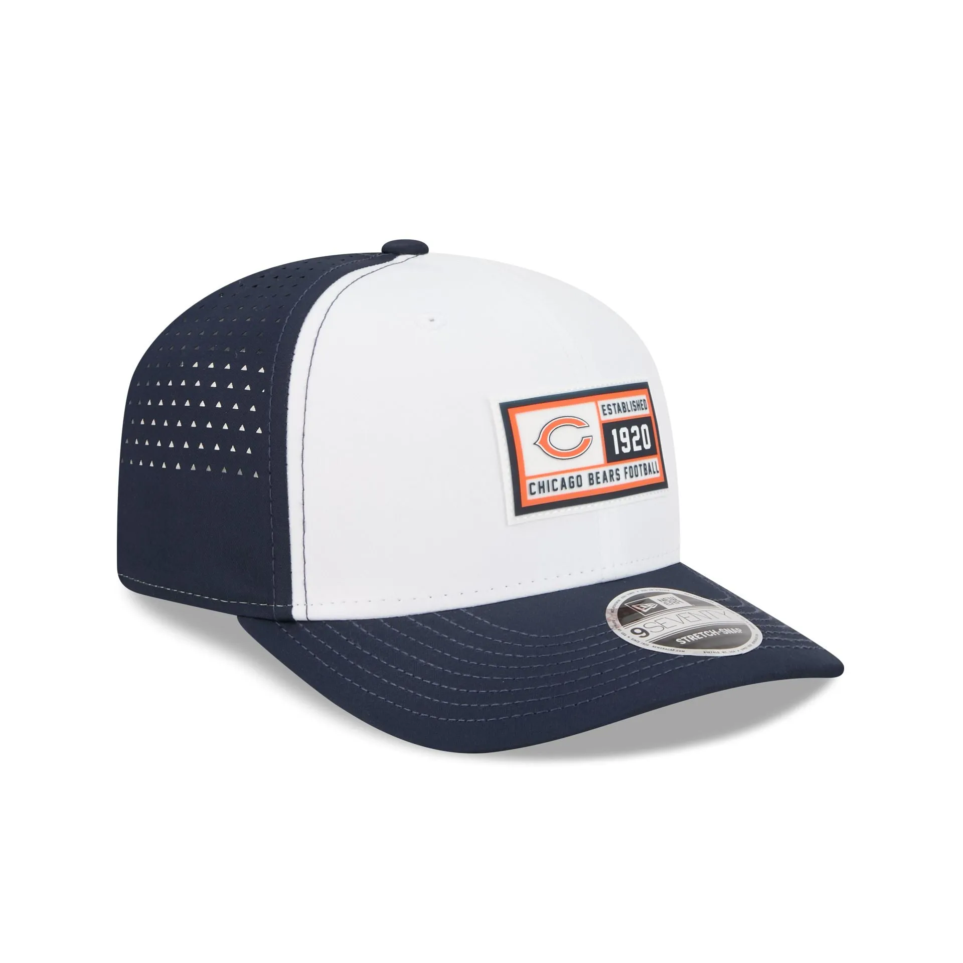 Chicago Bears Est. Patch 9SEVENTY Stretch-Snap Hat sold by New Era product image thumbnail 3