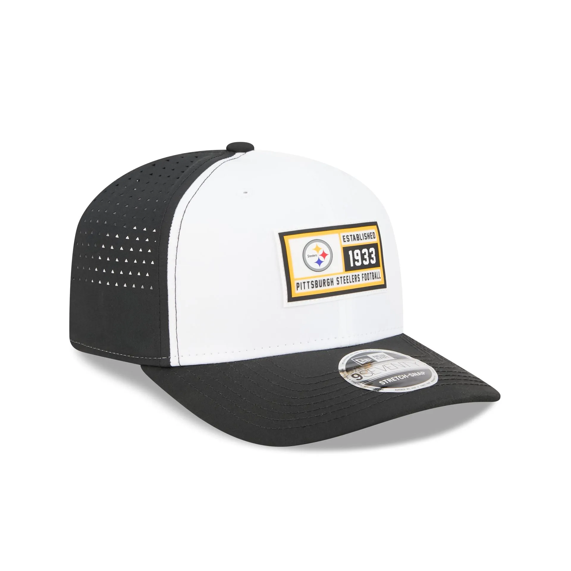 Pittsburgh Steelers Est. Patch 9SEVENTY Stretch-Snap Hat sold by New Era product image thumbnail 3