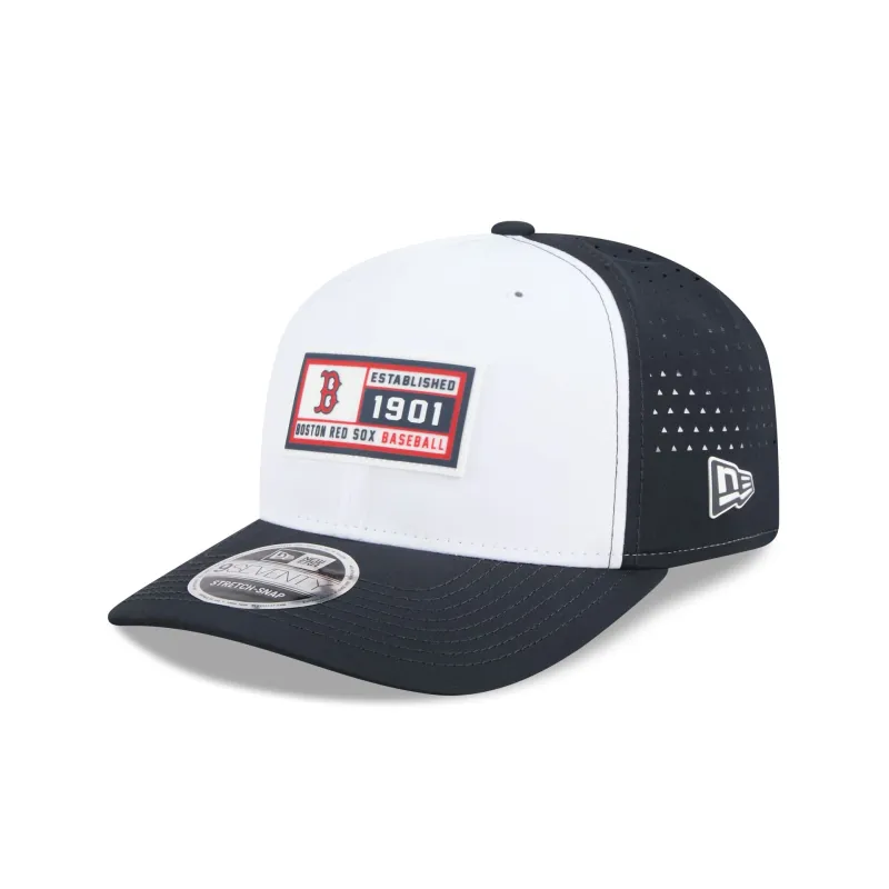 Boston Red Sox Est. Patch 9SEVENTY Stretch-Snap Hat sold by New Era