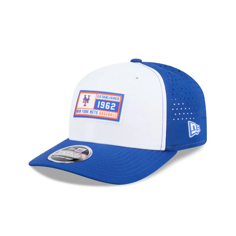 New York Mets Est. Patch 9SEVENTY Stretch-Snap Hat sold by New Era