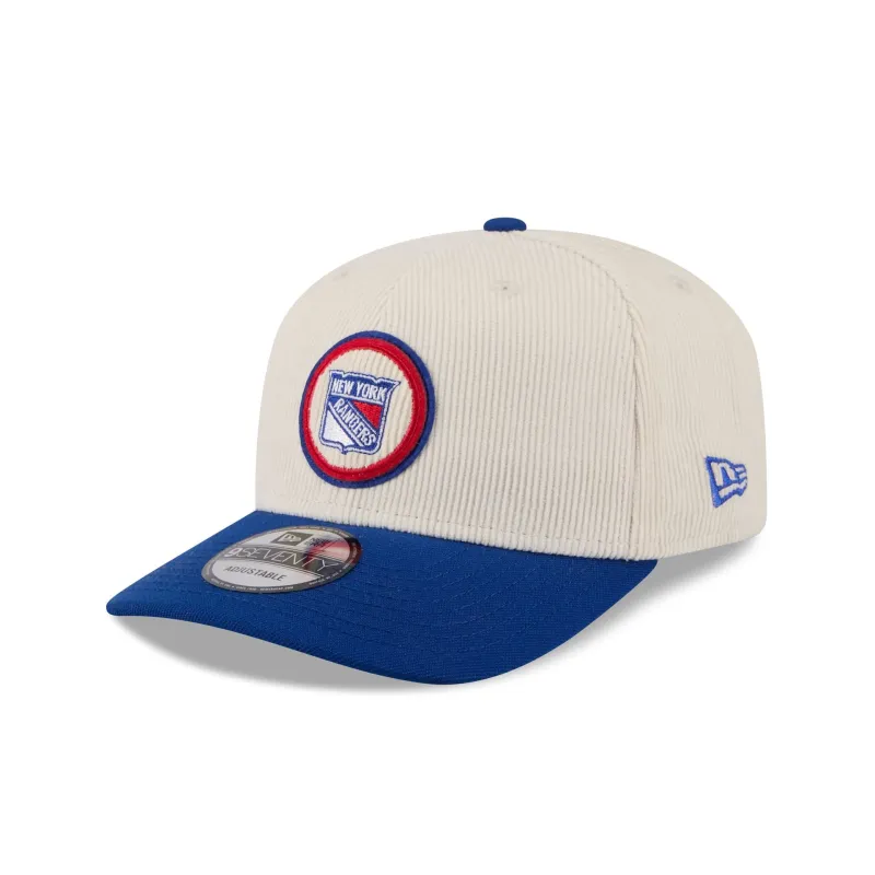 New York Rangers Loyal Corduroy 9SEVENTY Stretch-Snap Hat sold by New Era