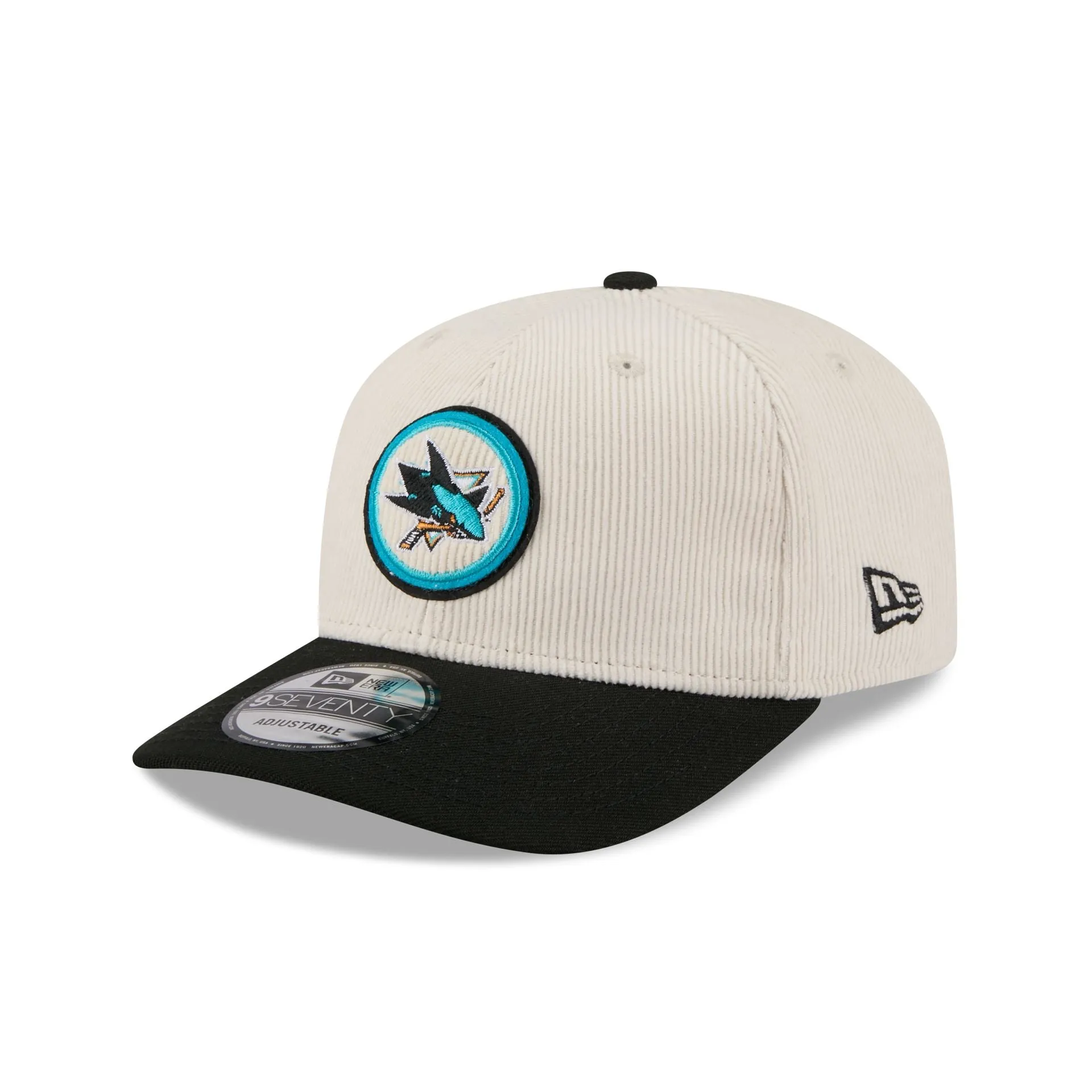 San Jose Sharks Loyal Corduroy 9SEVENTY Stretch-Snap Hat sold by New Era product image thumbnail 3