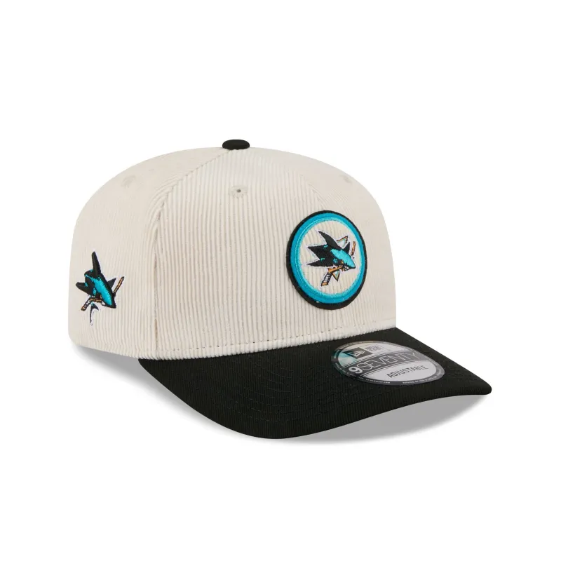 San Jose Sharks Loyal Corduroy 9SEVENTY Stretch-Snap Hat sold by New Era