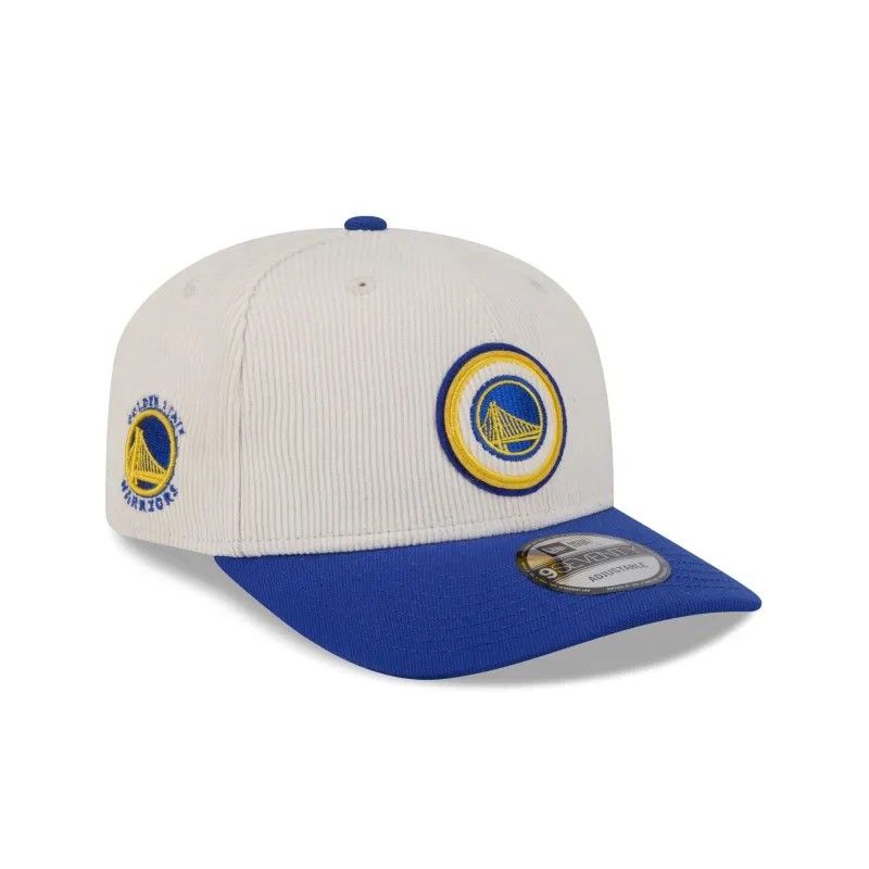 Golden State Warriors Loyal Corduroy 9SEVENTY Stretch-Snap Hat sold by New Era