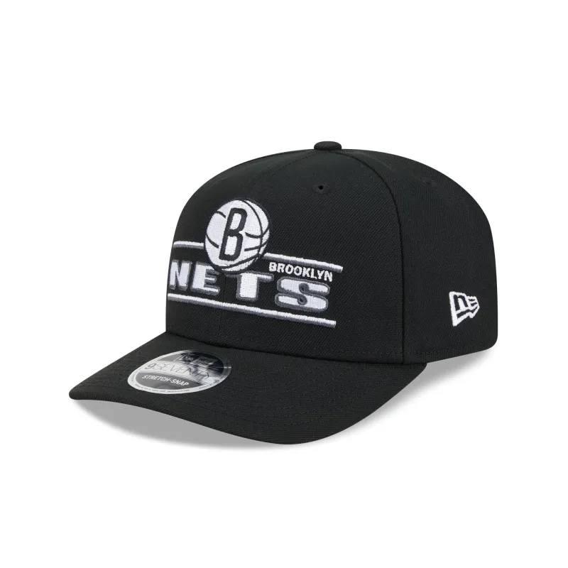 Brooklyn Nets Stated 9SEVENTY Stretch-Snap Hat sold by New Era