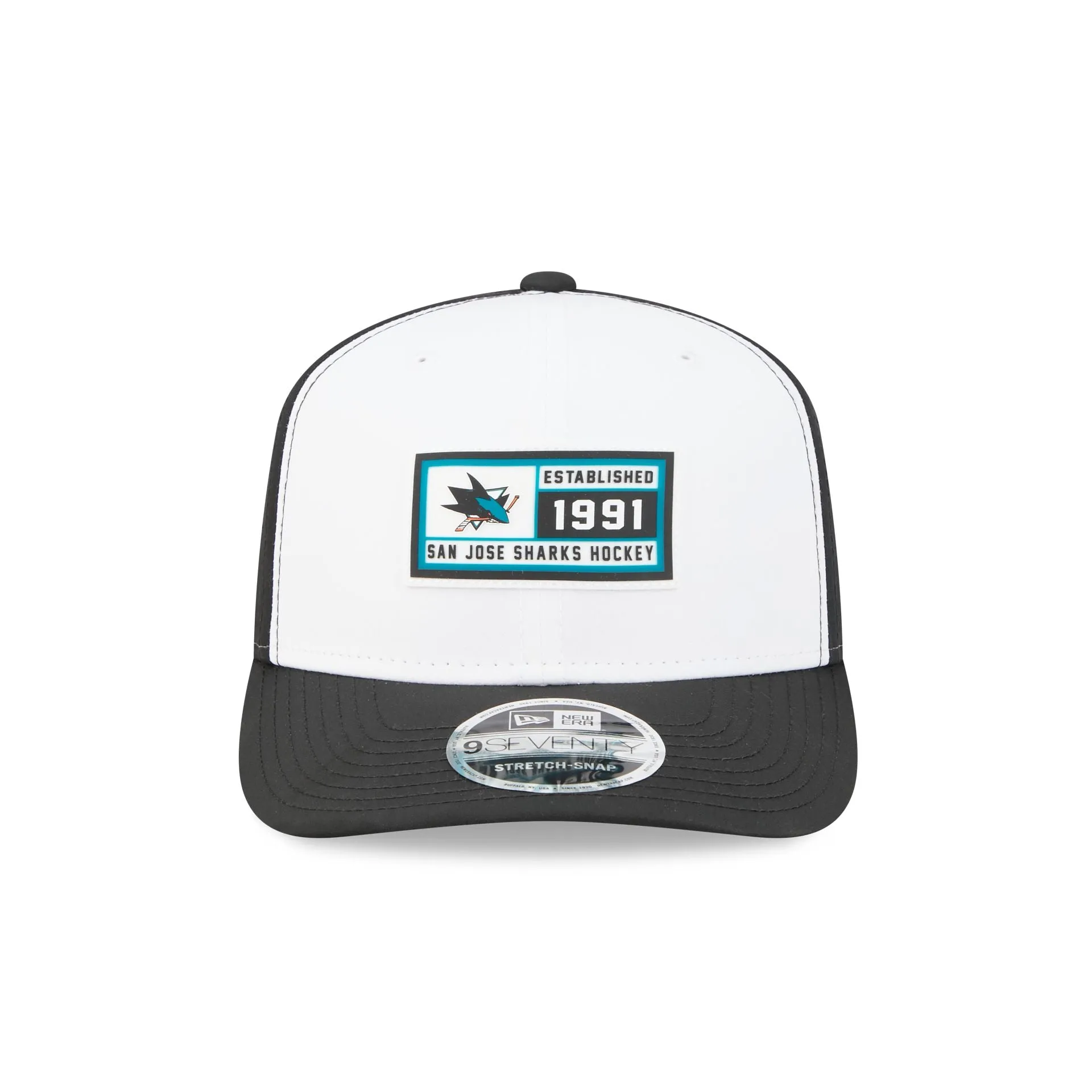 San Jose Sharks Est. Patch 9SEVENTY Stretch-Snap Hat sold by New Era product image thumbnail 2