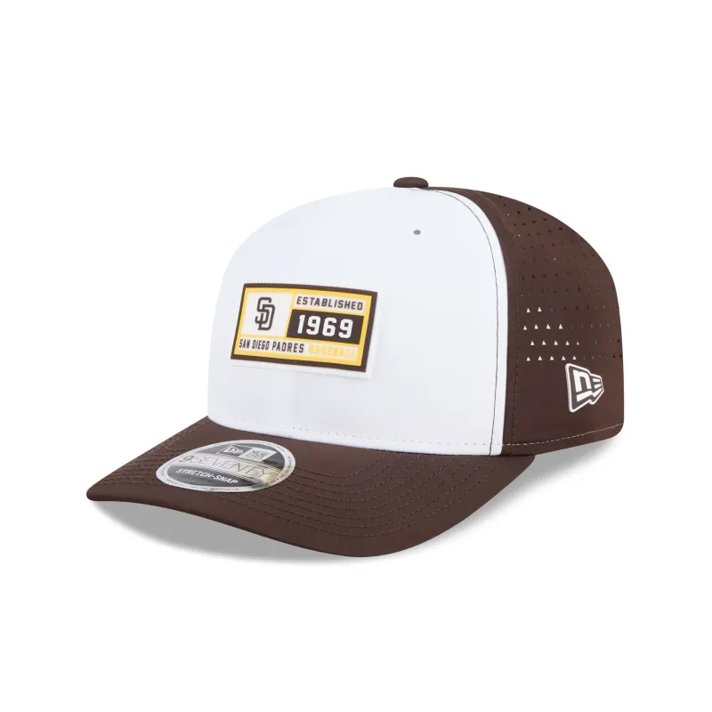 San Diego Padres Est. Patch 9SEVENTY Stretch-Snap Hat sold by New Era