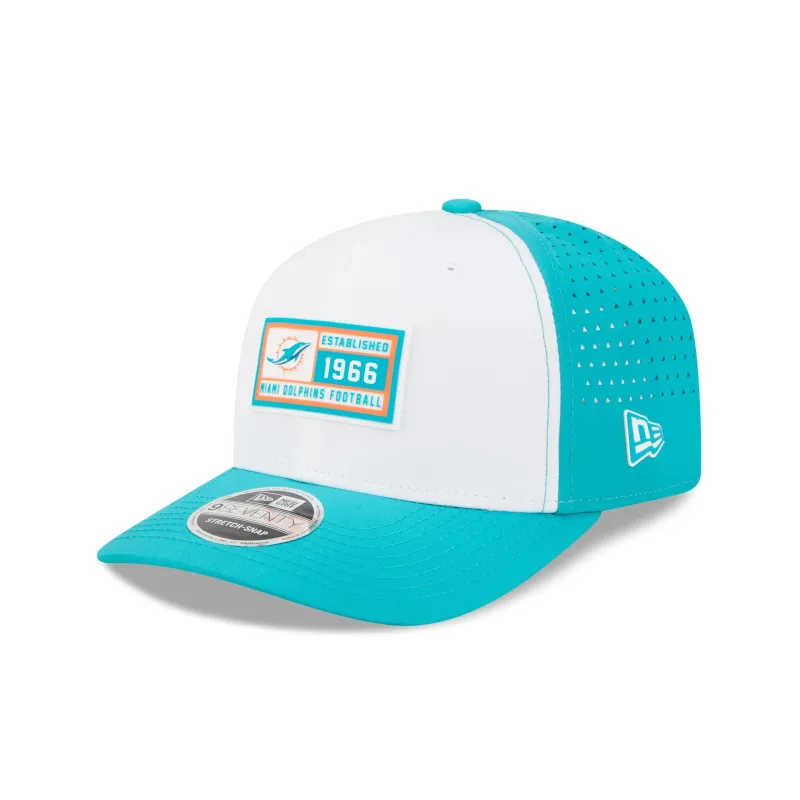 Miami Dolphins Est. Patch 9SEVENTY Stretch-Snap Hat sold by New Era