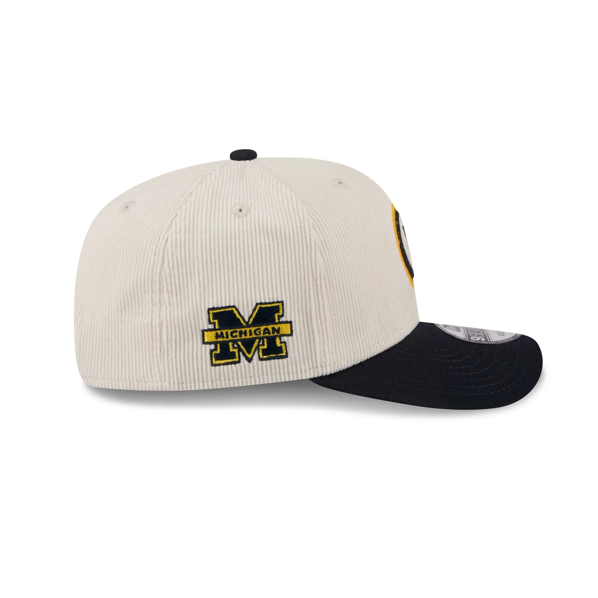 Michigan Wolverines Loyal Corduroy 9SEVENTY Stretch-Snap Hat sold by New Era product image thumbnail 4