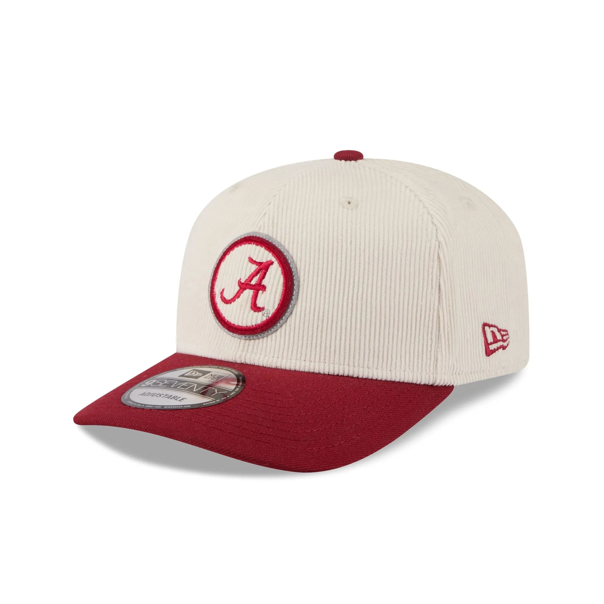 Alabama Crimson Tide Loyal Corduroy 9SEVENTY Stretch-Snap Hat sold by New Era product image thumbnail 3