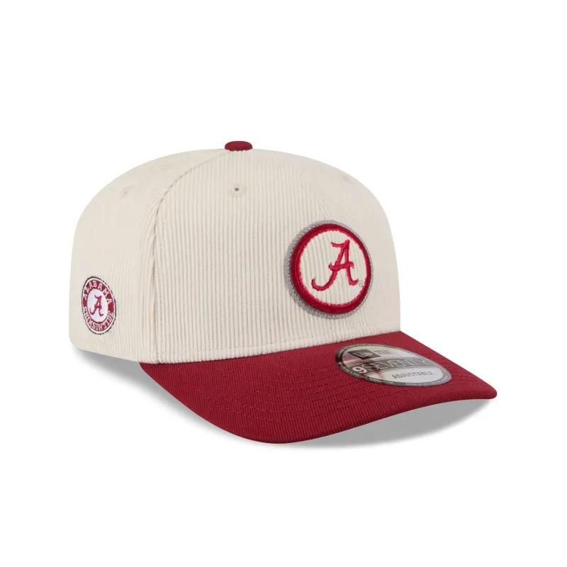 Alabama Crimson Tide Loyal Corduroy 9SEVENTY Stretch-Snap Hat sold by New Era