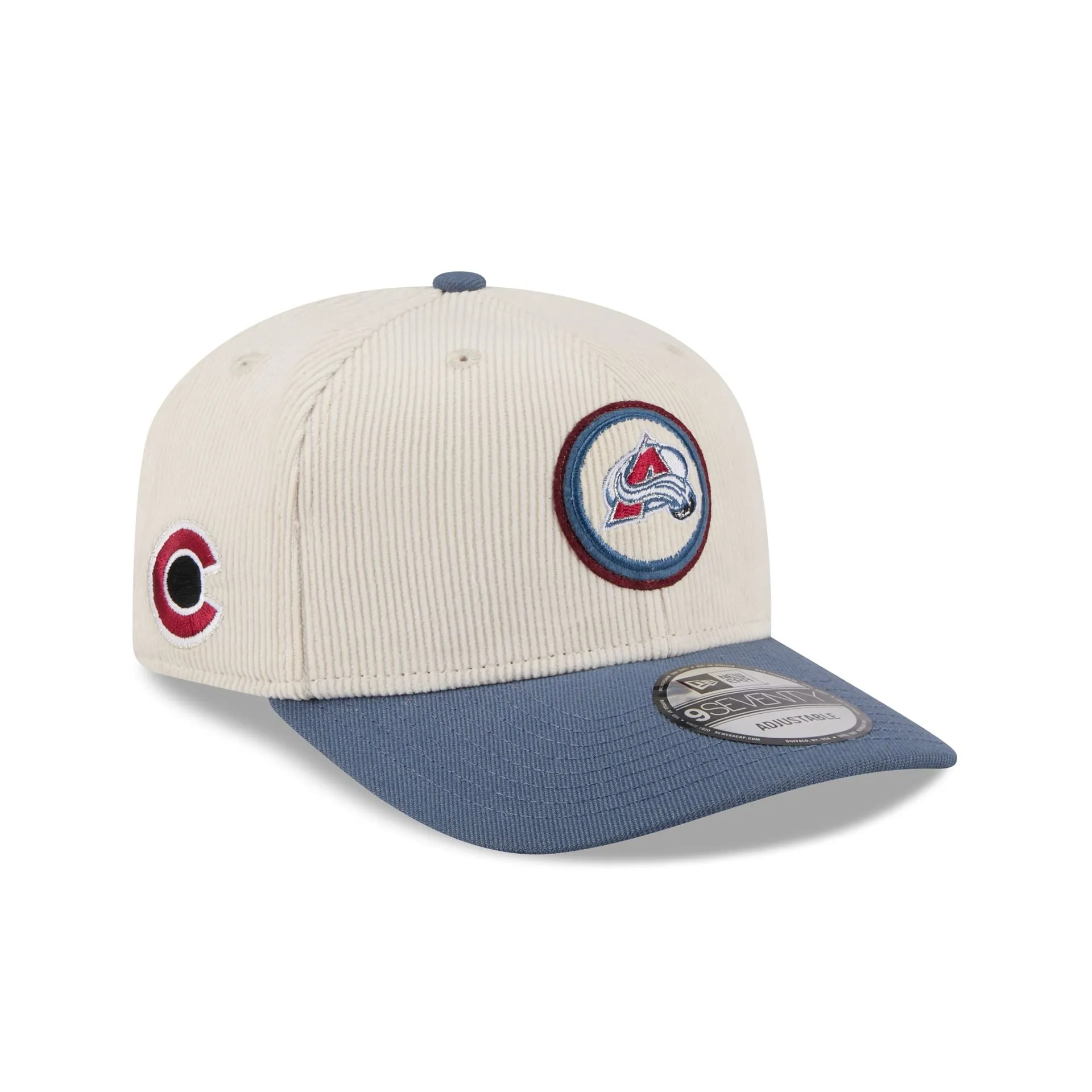 Colorado Avalanche Loyal Corduroy 9SEVENTY Stretch-Snap Hat sold by New Era