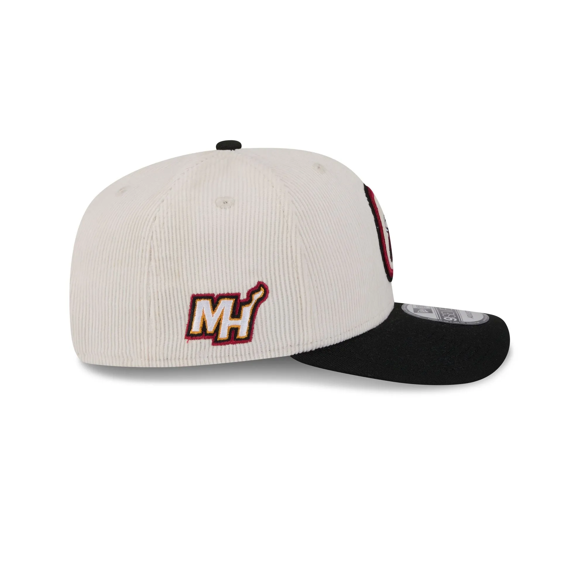 Miami Heat Loyal Corduroy 9SEVENTY Stretch-Snap Hat sold by New Era product image thumbnail 4