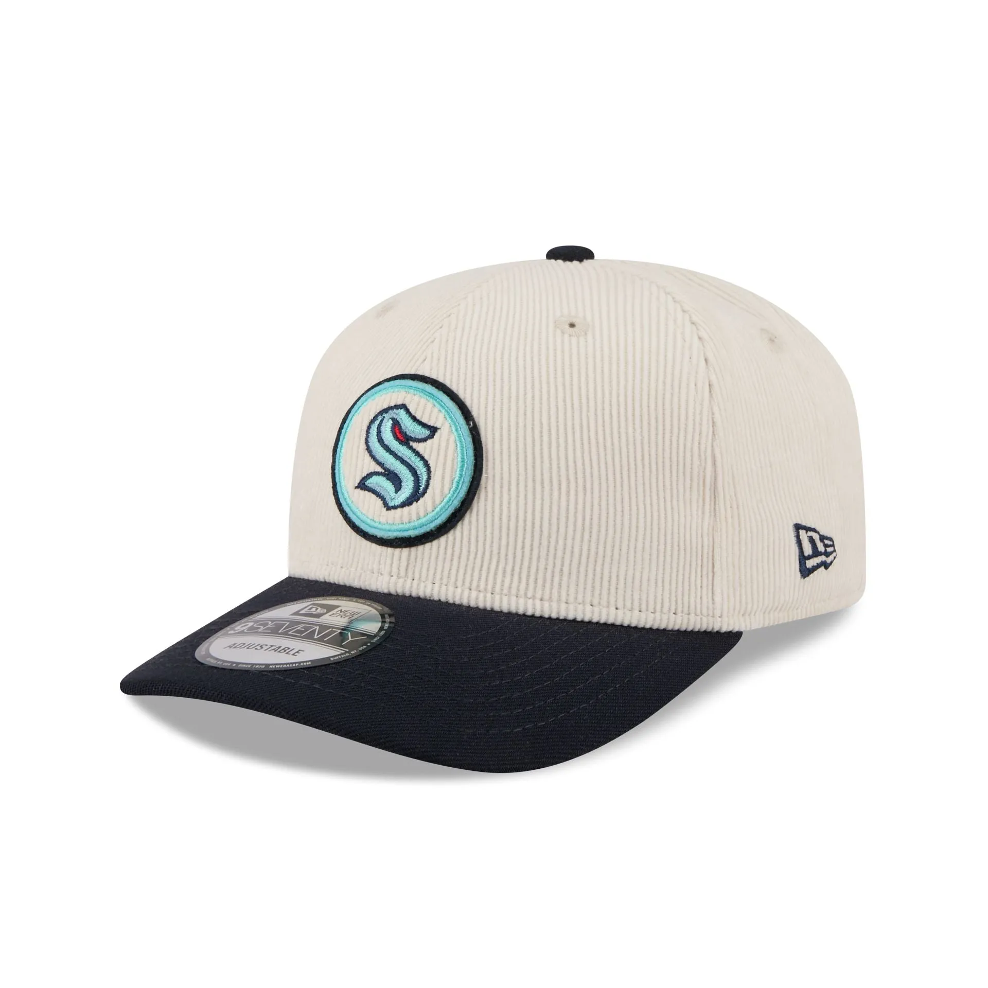 Seattle Kraken Loyal Corduroy 9SEVENTY Stretch-Snap Hat sold by New Era product image thumbnail 3