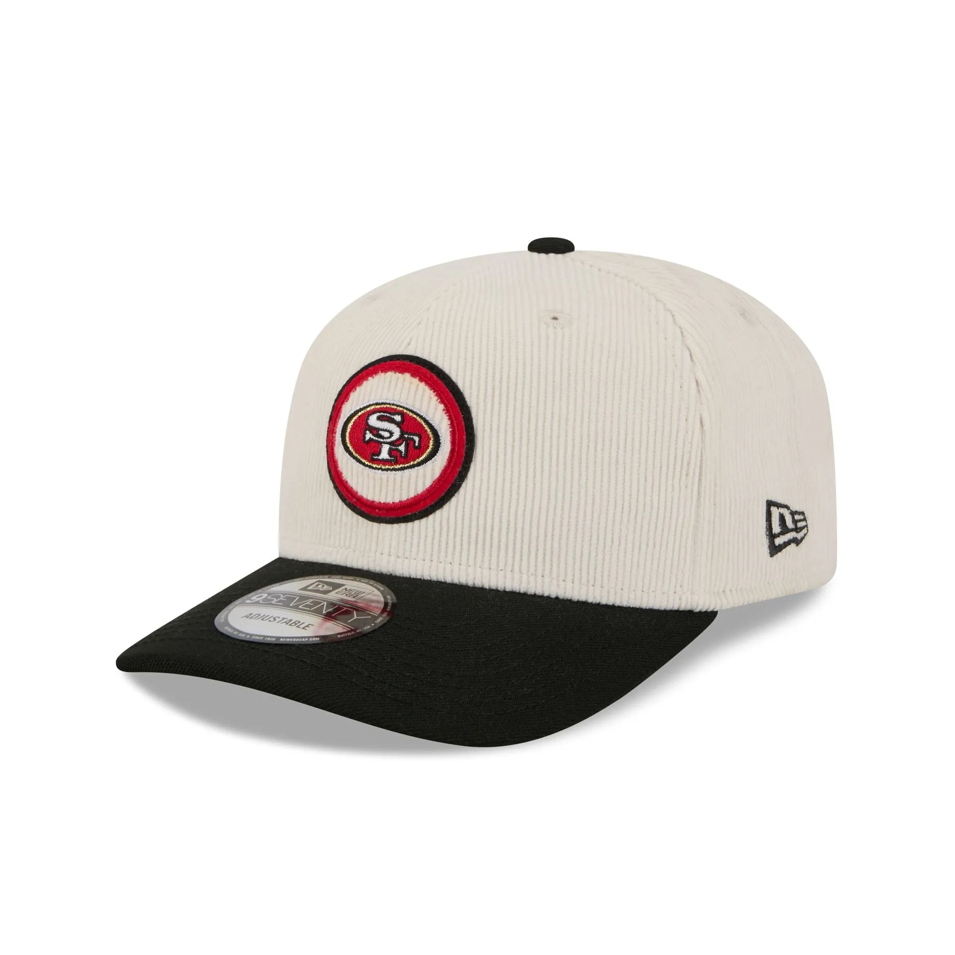 San Francisco 49ers Loyal Corduroy 9SEVENTY Stretch-Snap Hat sold by New Era