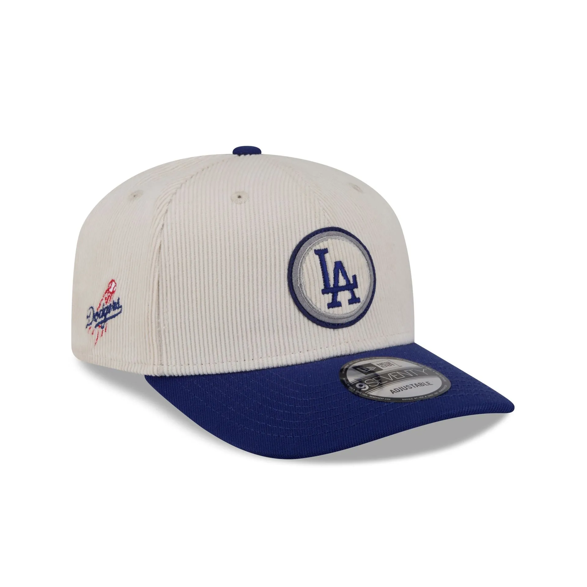 Los Angeles Dodgers Loyal Corduroy 9SEVENTY Stretch-Snap Hat sold by New Era