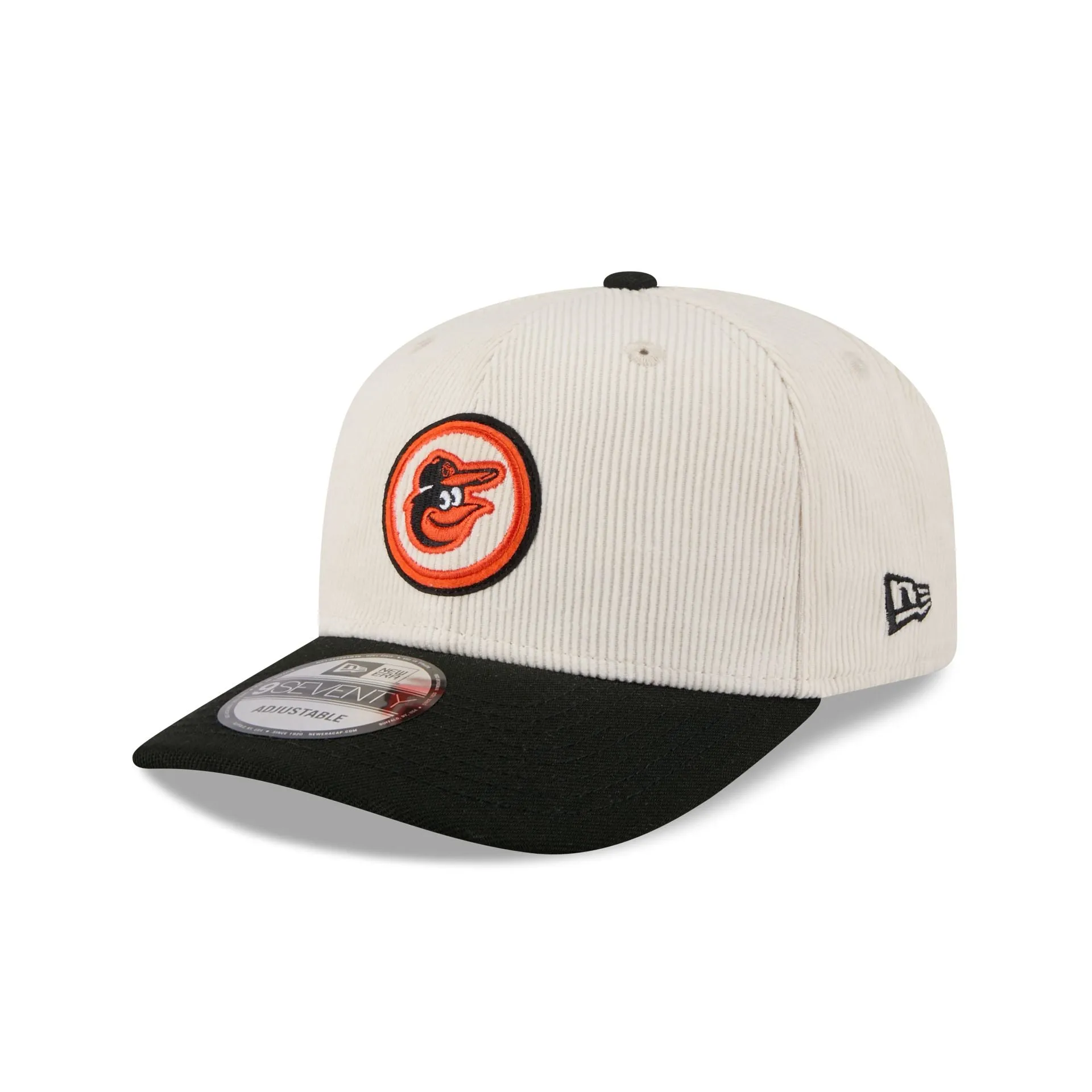 Baltimore Orioles Loyal Corduroy 9SEVENTY Stretch-Snap Hat sold by New Era