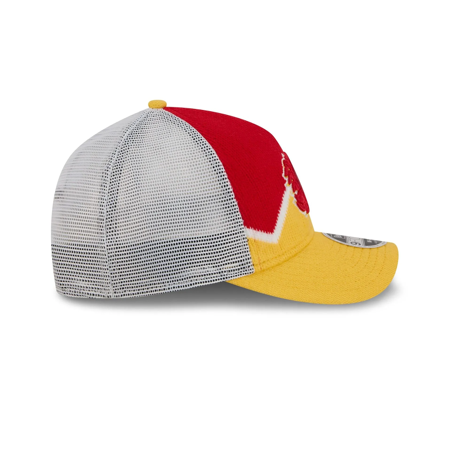 Calgary Flames Sock 9FORTY M-Crown A-Frame Trucker Hat sold by New Era product image thumbnail 5