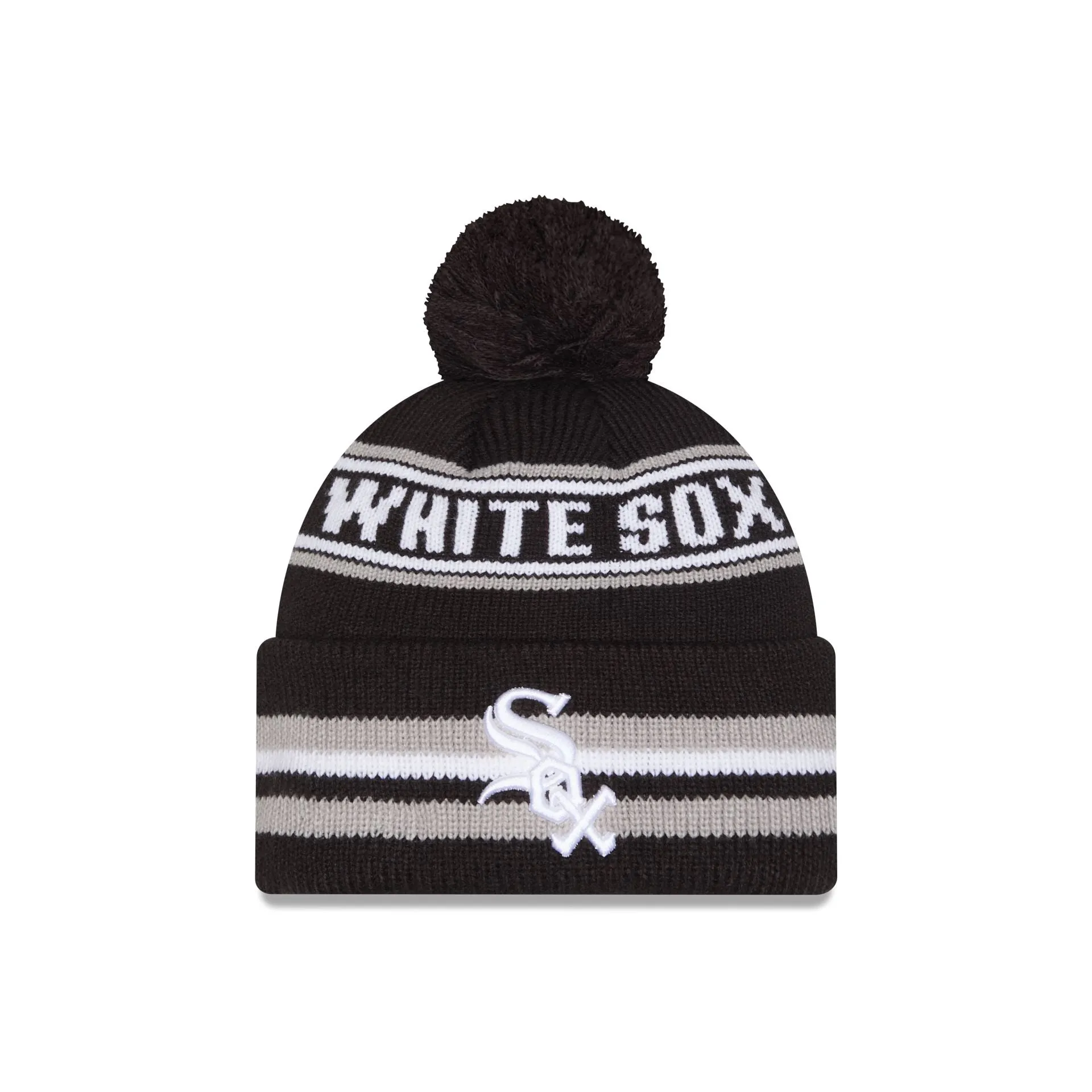 Chicago White Sox Classic Pom Knit Hat sold by New Era