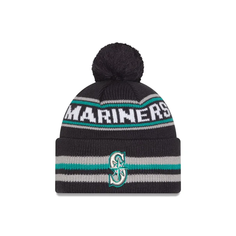 Seattle Mariners Classic Pom Knit Hat sold by New Era