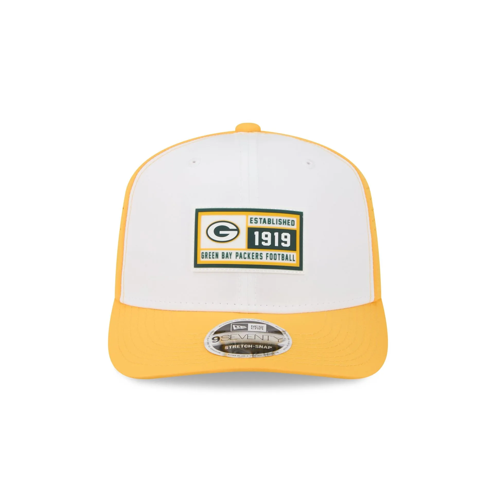 Green Bay Packers Est. Patch 9SEVENTY Stretch-Snap Hat sold by New Era product image thumbnail 2
