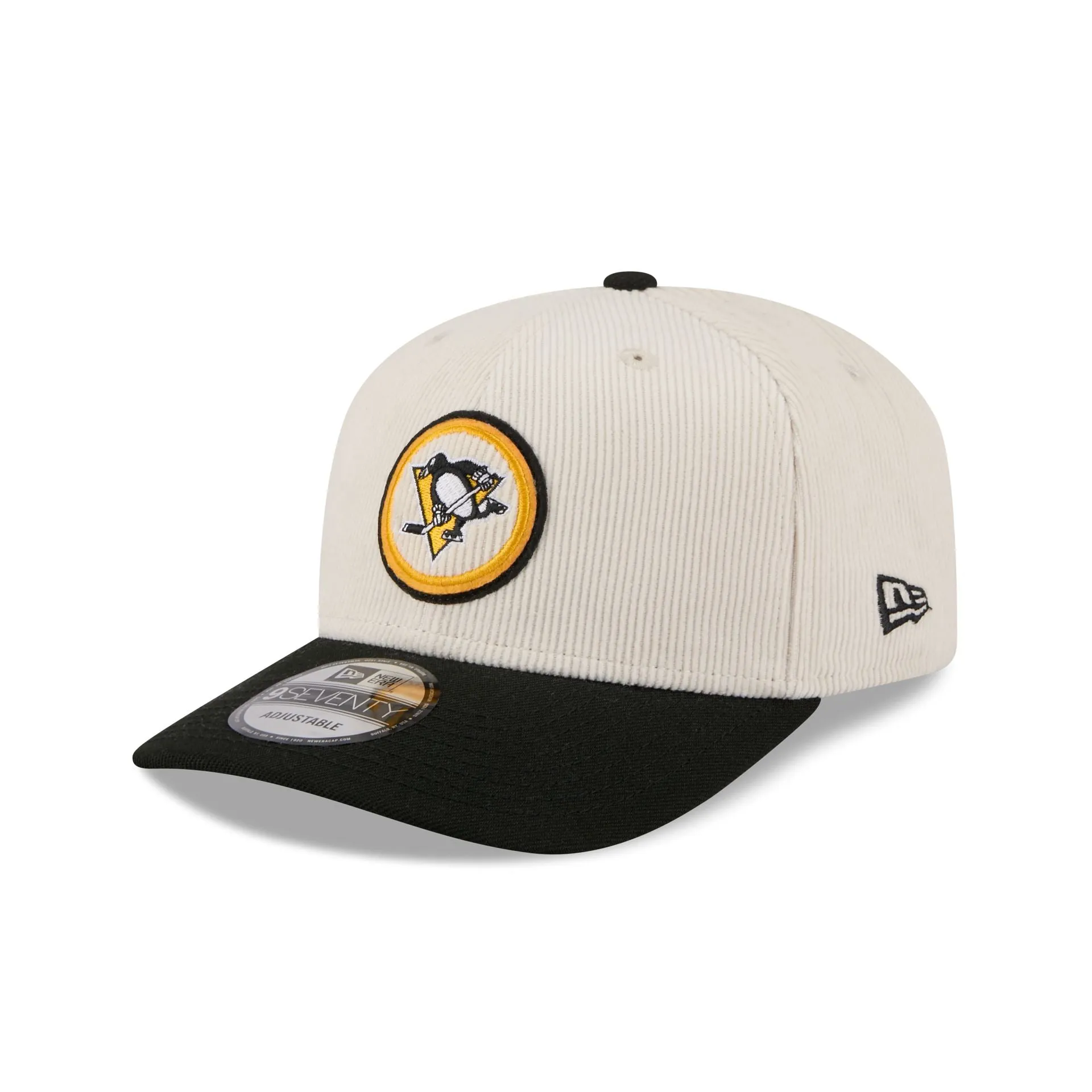 Pittsburgh Penguins Loyal Corduroy 9SEVENTY Stretch-Snap Hat sold by New Era
