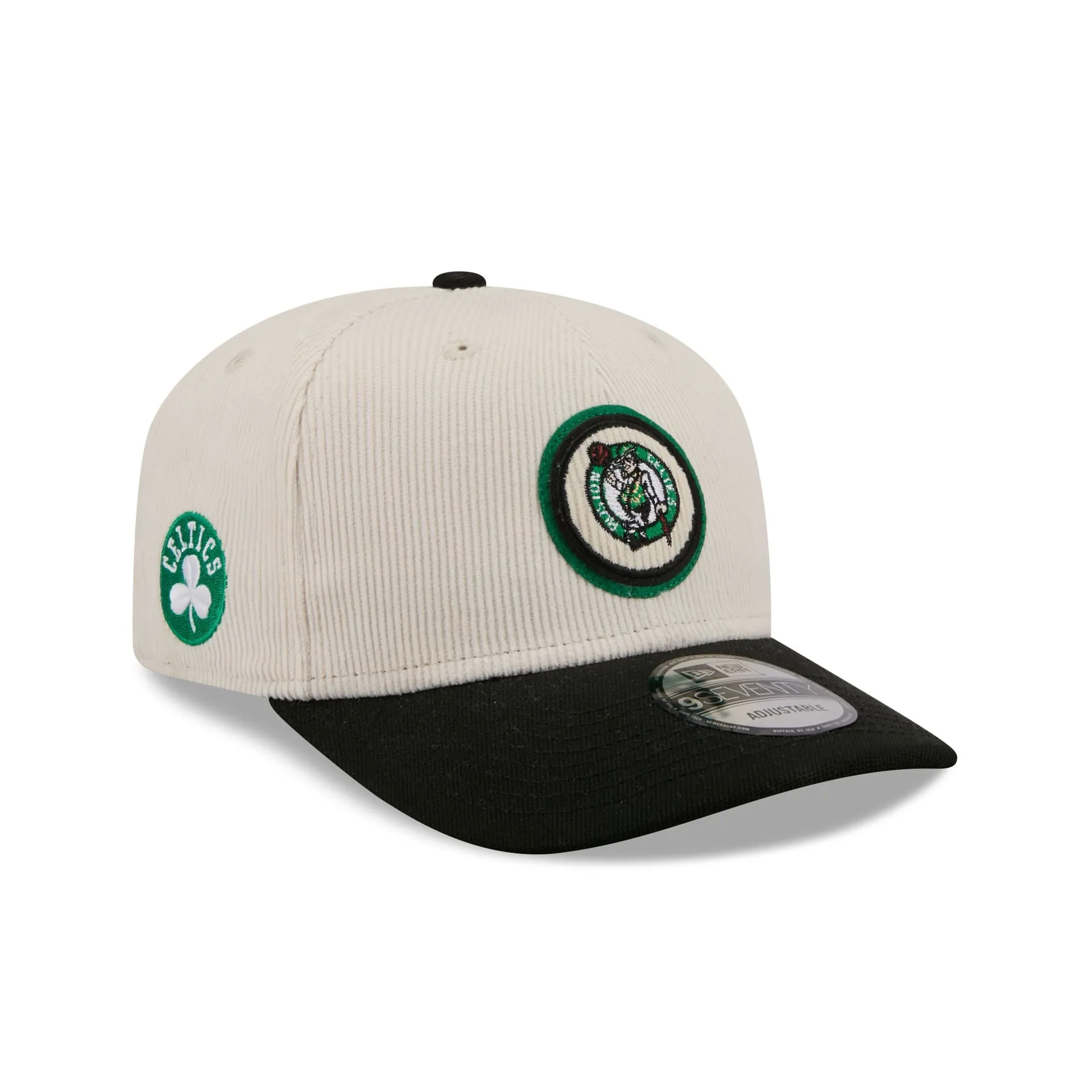 Boston Celtics Loyal Corduroy 9SEVENTY Stretch-Snap Hat sold by New Era
