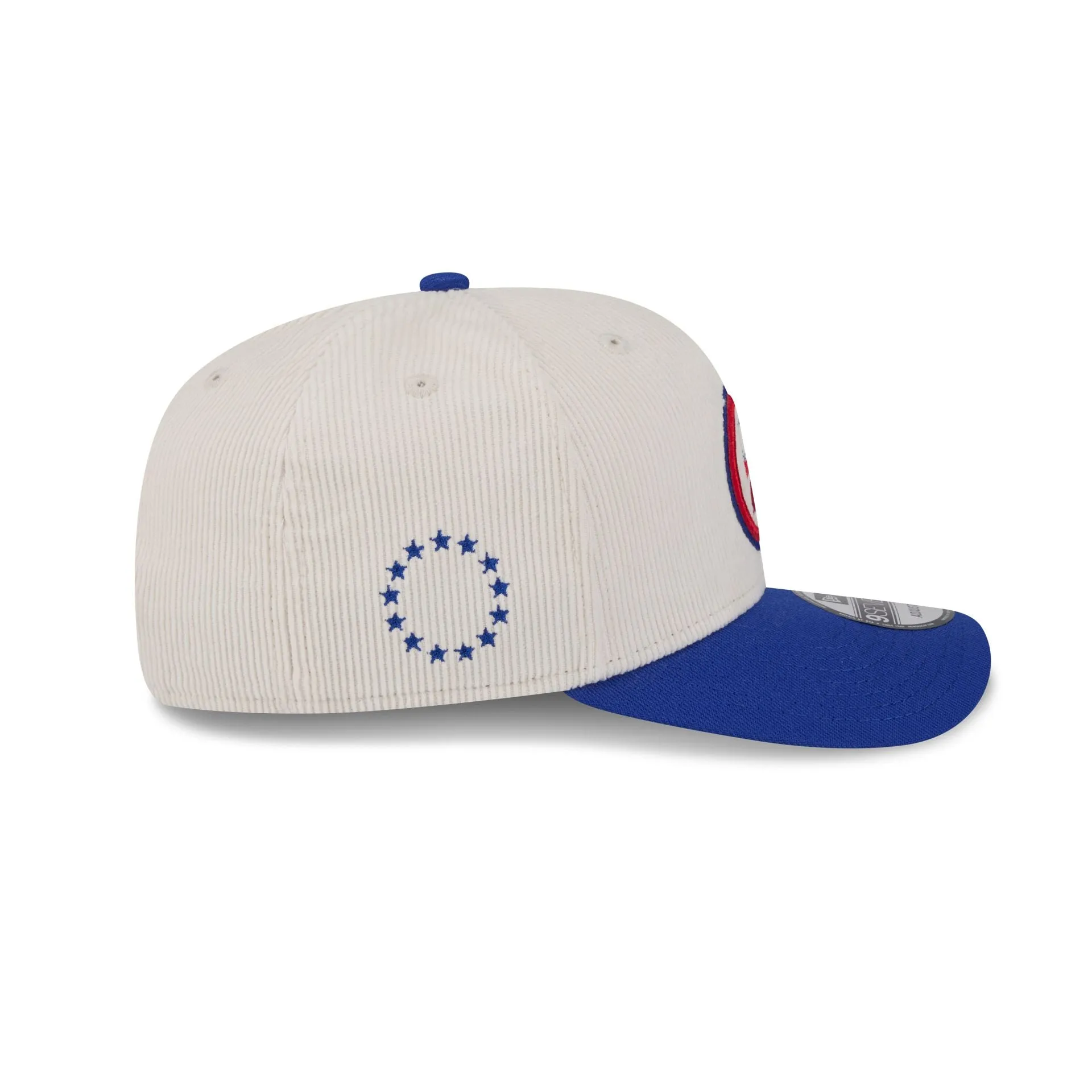 Philadelphia 76ers Loyal Corduroy 9SEVENTY Stretch-Snap Hat sold by New Era product image thumbnail 4