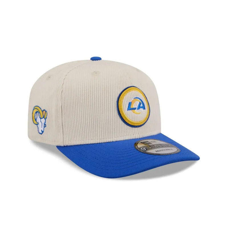 Los Angeles Rams Loyal Corduroy 9SEVENTY Stretch-Snap Hat sold by New Era