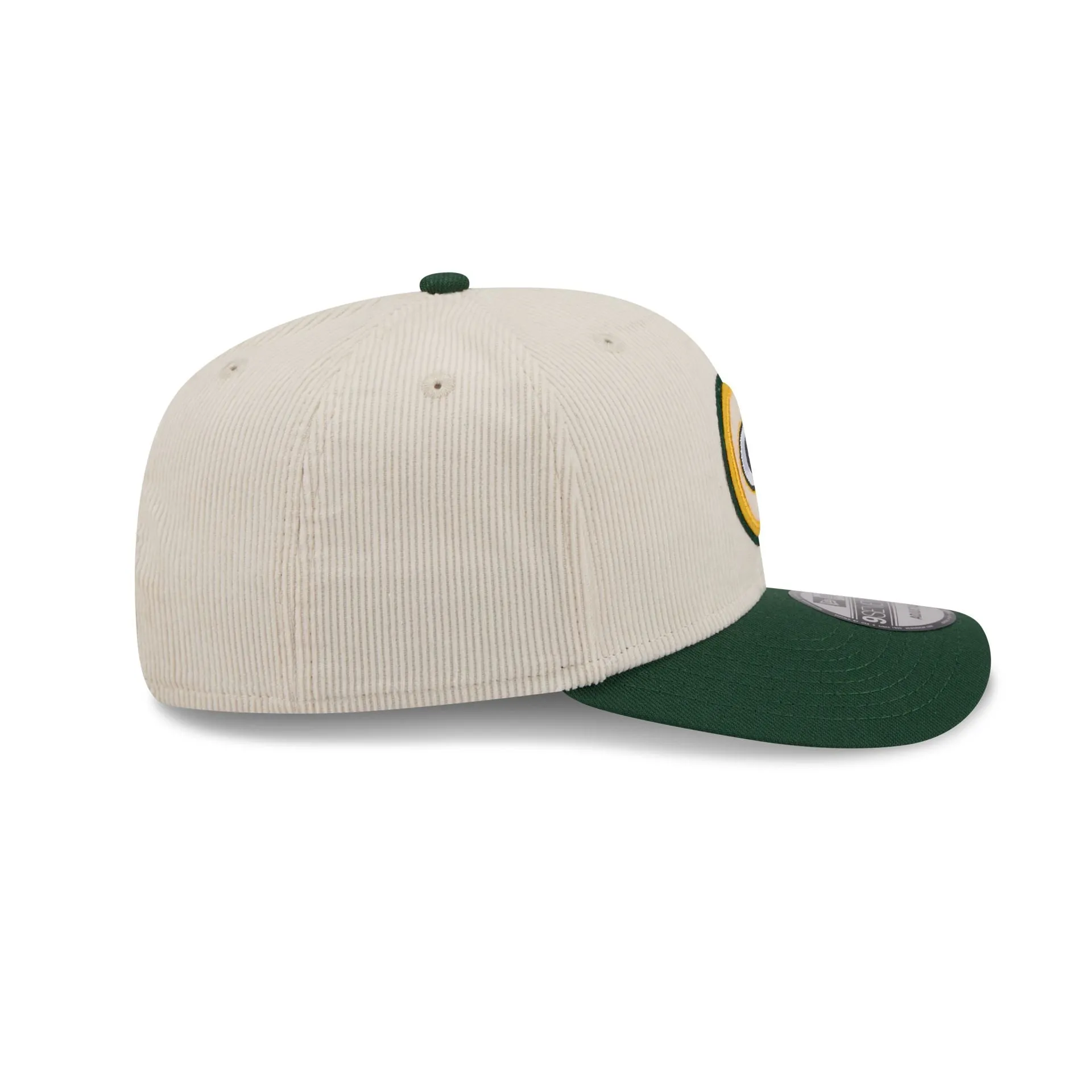 Green Bay Packers Loyal Corduroy 9SEVENTY Stretch-Snap Hat sold by New Era product image thumbnail 5