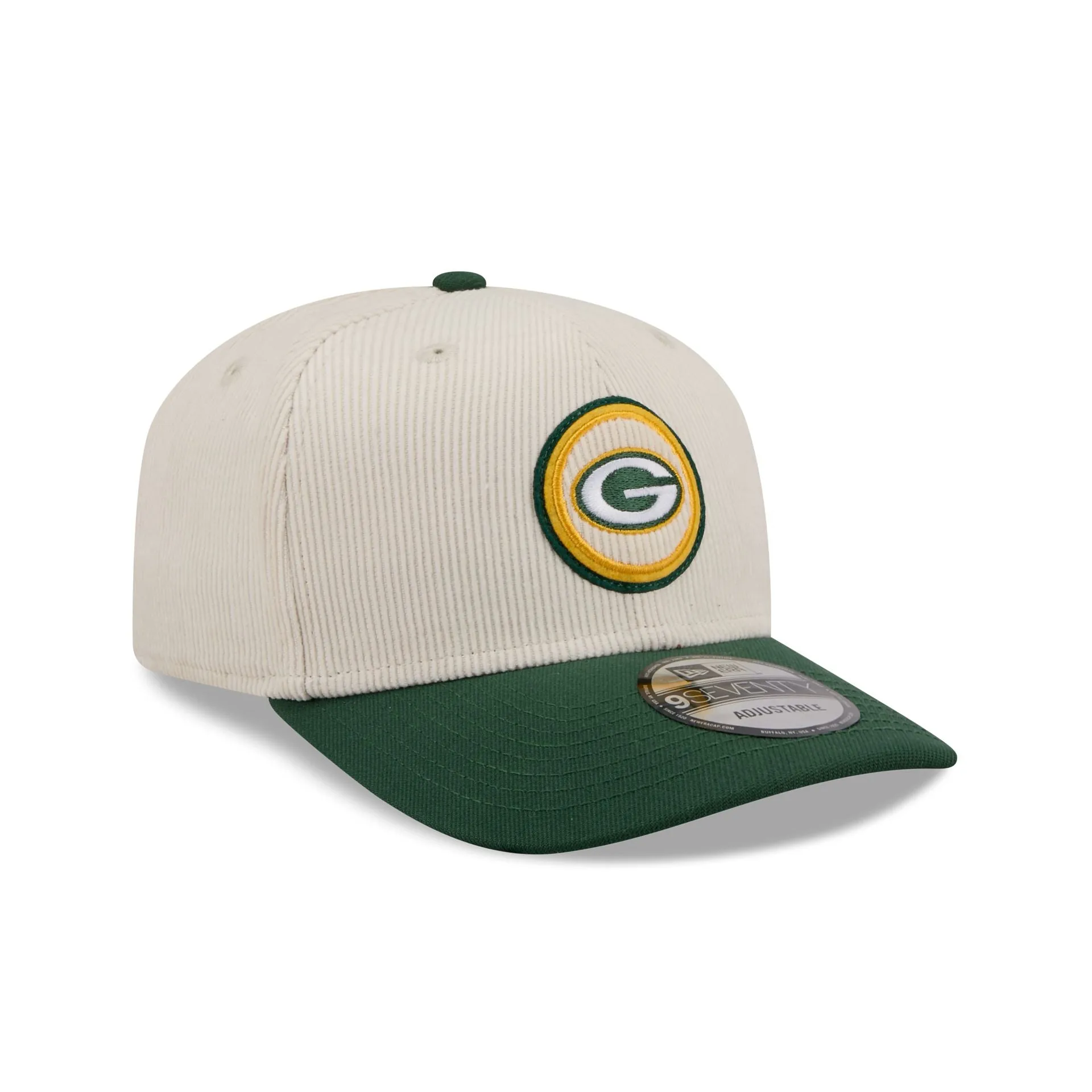 Green Bay Packers Loyal Corduroy 9SEVENTY Stretch-Snap Hat sold by New Era product image thumbnail 3