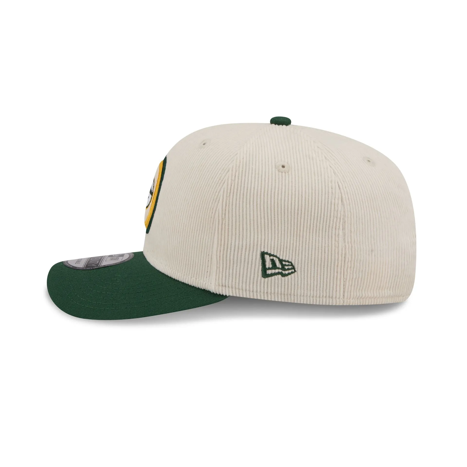 Green Bay Packers Loyal Corduroy 9SEVENTY Stretch-Snap Hat sold by New Era product image thumbnail 4