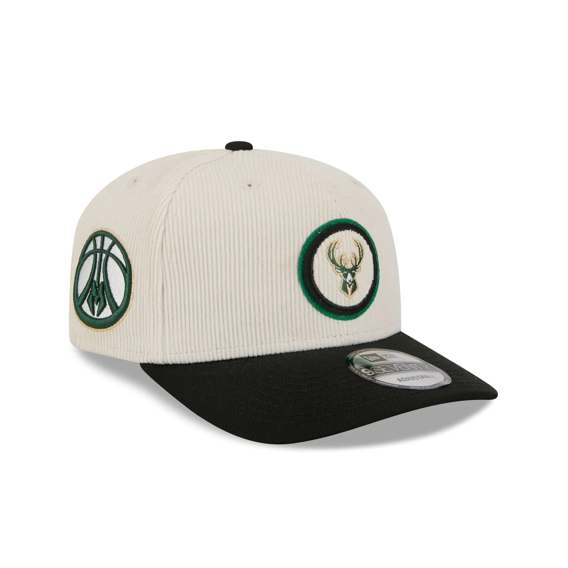 Milwaukee Bucks Loyal Corduroy 9SEVENTY Stretch-Snap Hat sold by New Era