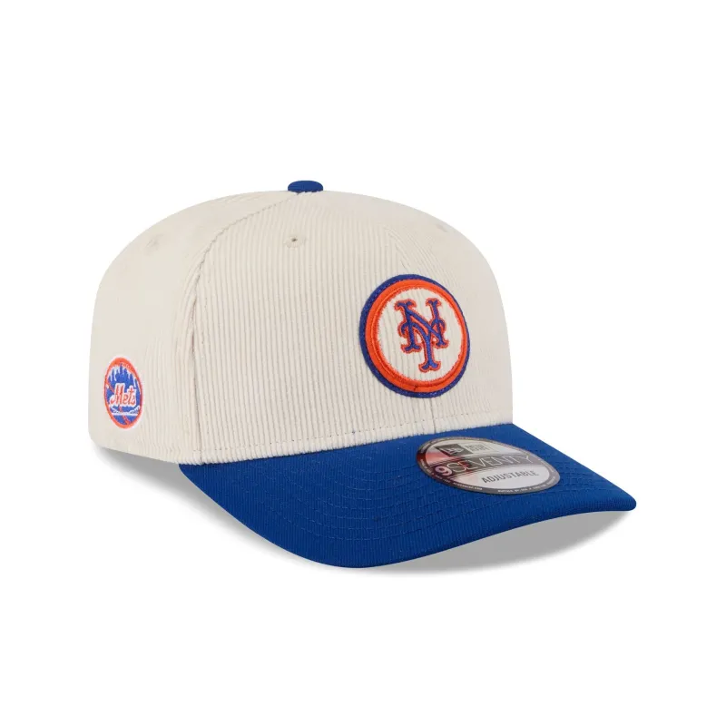 New York Mets Loyal Corduroy 9SEVENTY Stretch-Snap Hat sold by New Era