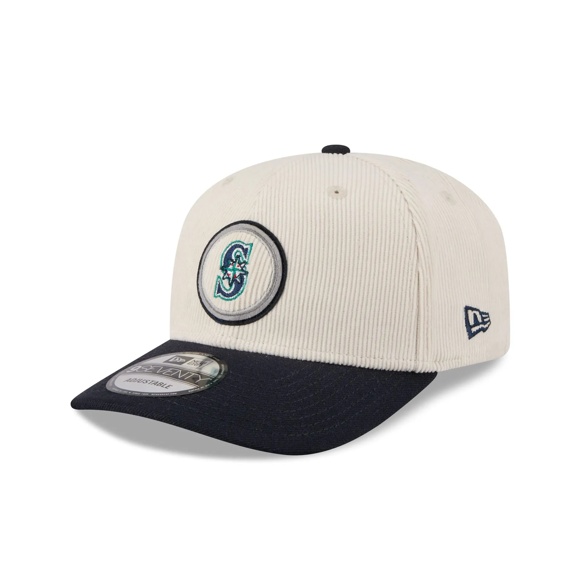 Seattle Mariners Loyal Corduroy 9SEVENTY Stretch-Snap Hat sold by New Era product image thumbnail 3