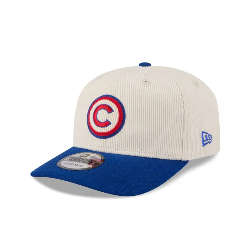 Chicago Cubs Loyal Corduroy 9SEVENTY Stretch-Snap Hat sold by New Era
