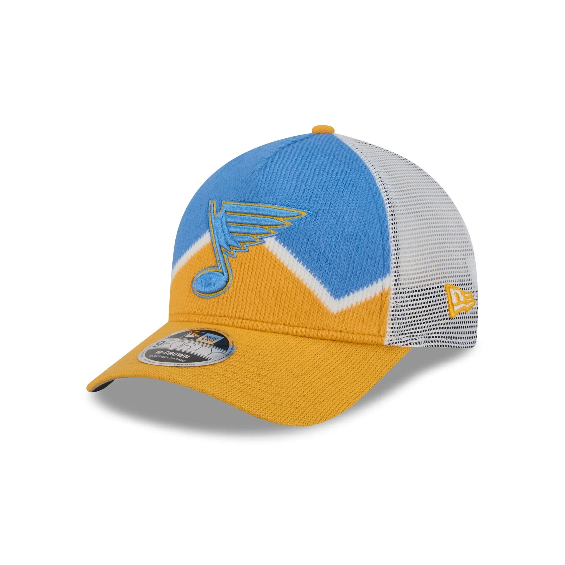 St. Louis Blues Sock 9FORTY M-Crown A-Frame Trucker Hat sold by New Era