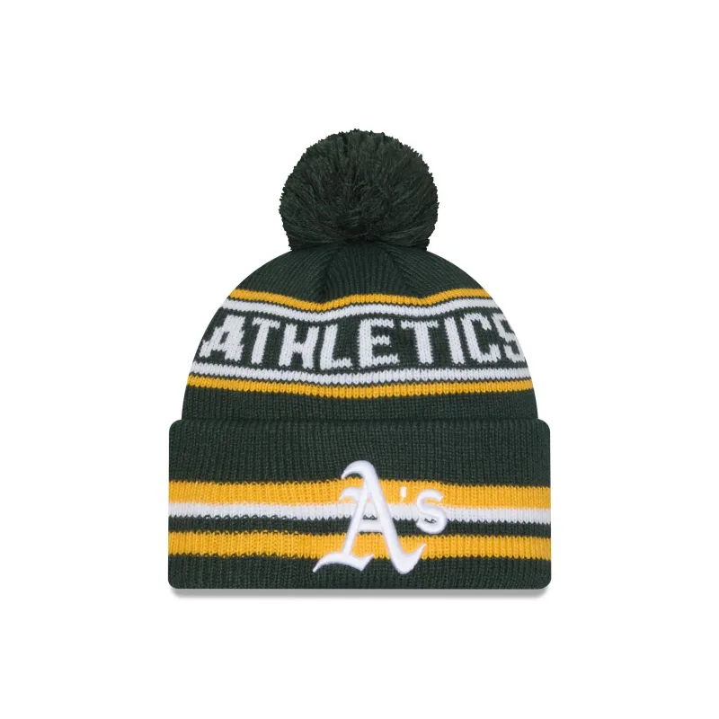 Athletics Classic Pom Knit Hat sold by New Era