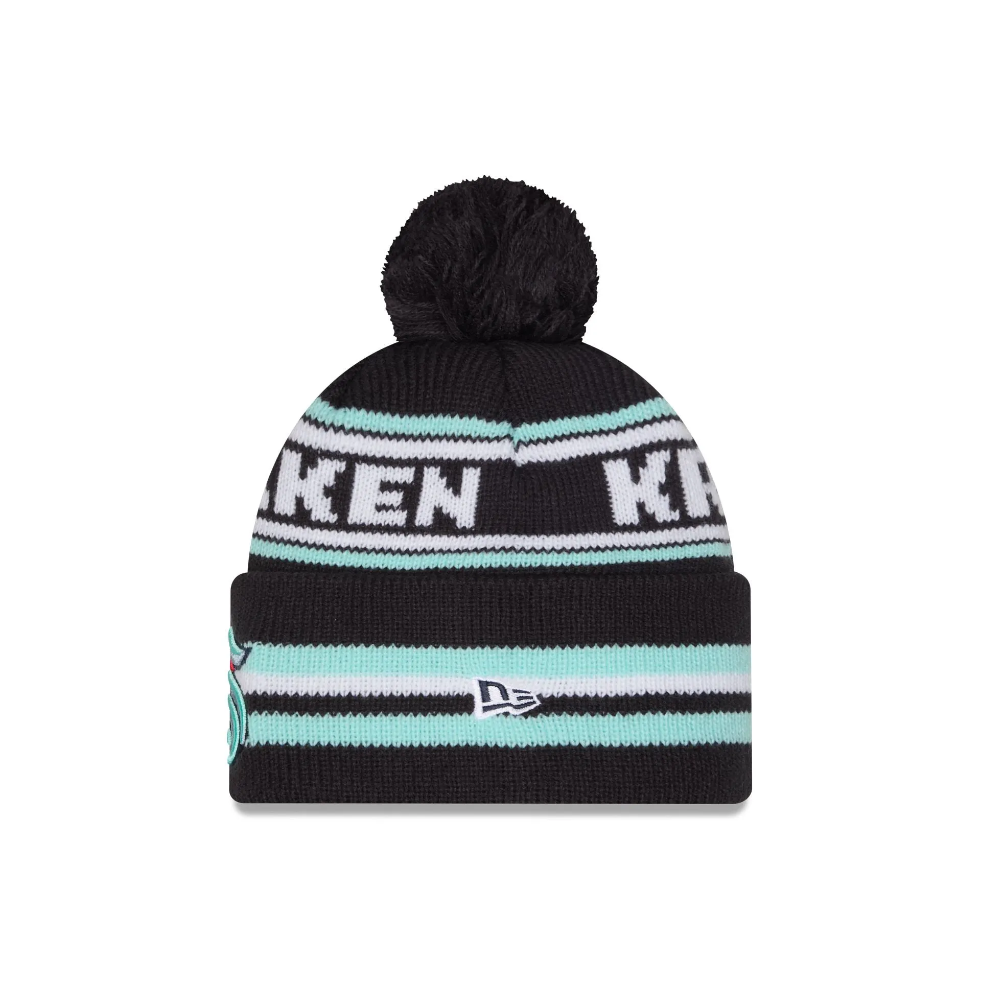 Seattle Kraken Classic Pom Knit Hat sold by New Era product image thumbnail 2